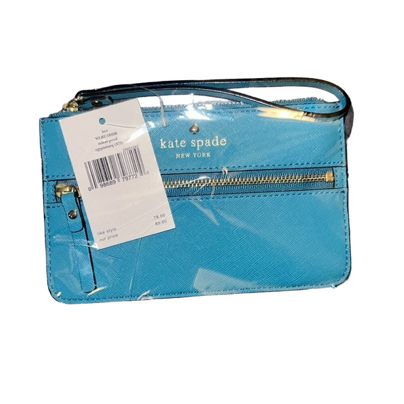 kate spade Handbags - Kate Spade ♠️ New York Blue Wristlet